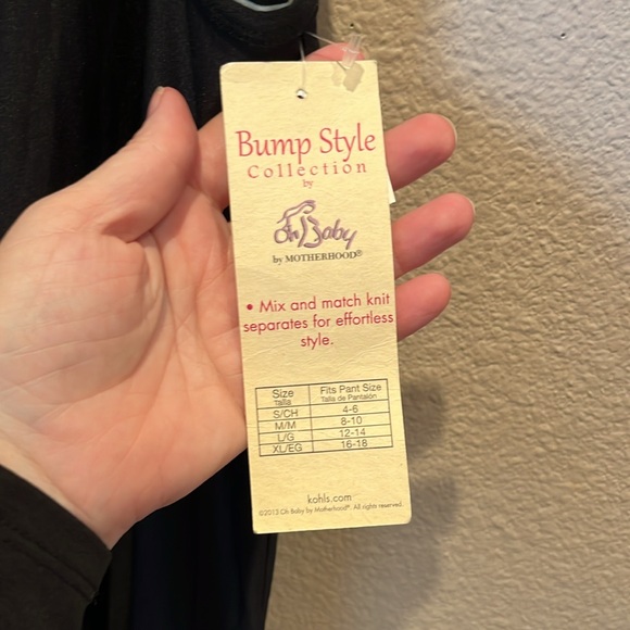 New Motherhood Maternity Oh Baby Women’s Activewear Top Size Small NWT - Picture 4 of 7